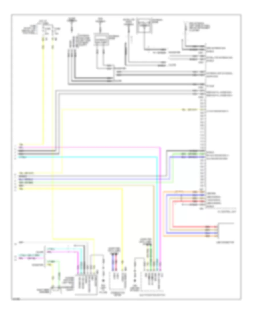 Электросхема магнитолы, Bose С Навигация (4 из 4) для Nissan 370Z Touring 2010