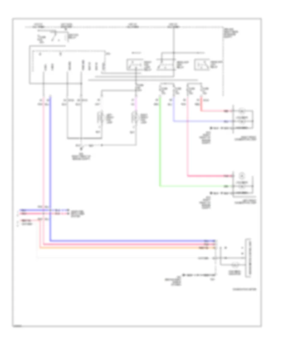 Электросхема фар, без DRL (2 из 2) для Nissan Frontier LE 2005