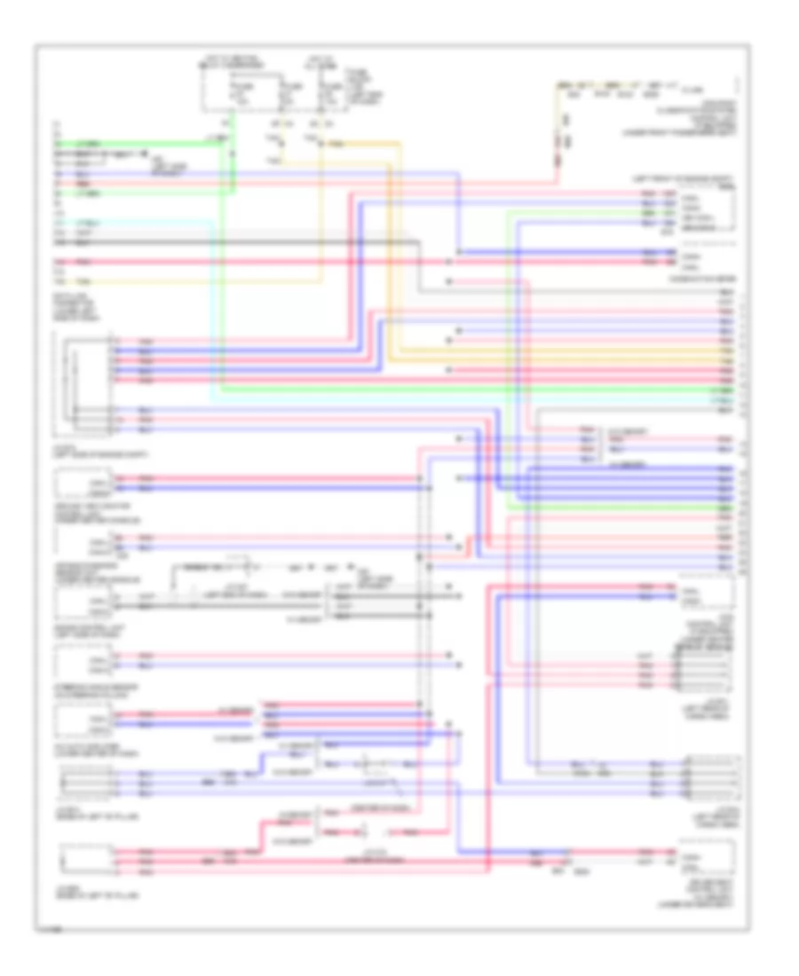 Электросхема линии передачи данных CAN, гибрид (1 из 3) для Nissan Pathfinder SV Hybrid 2014