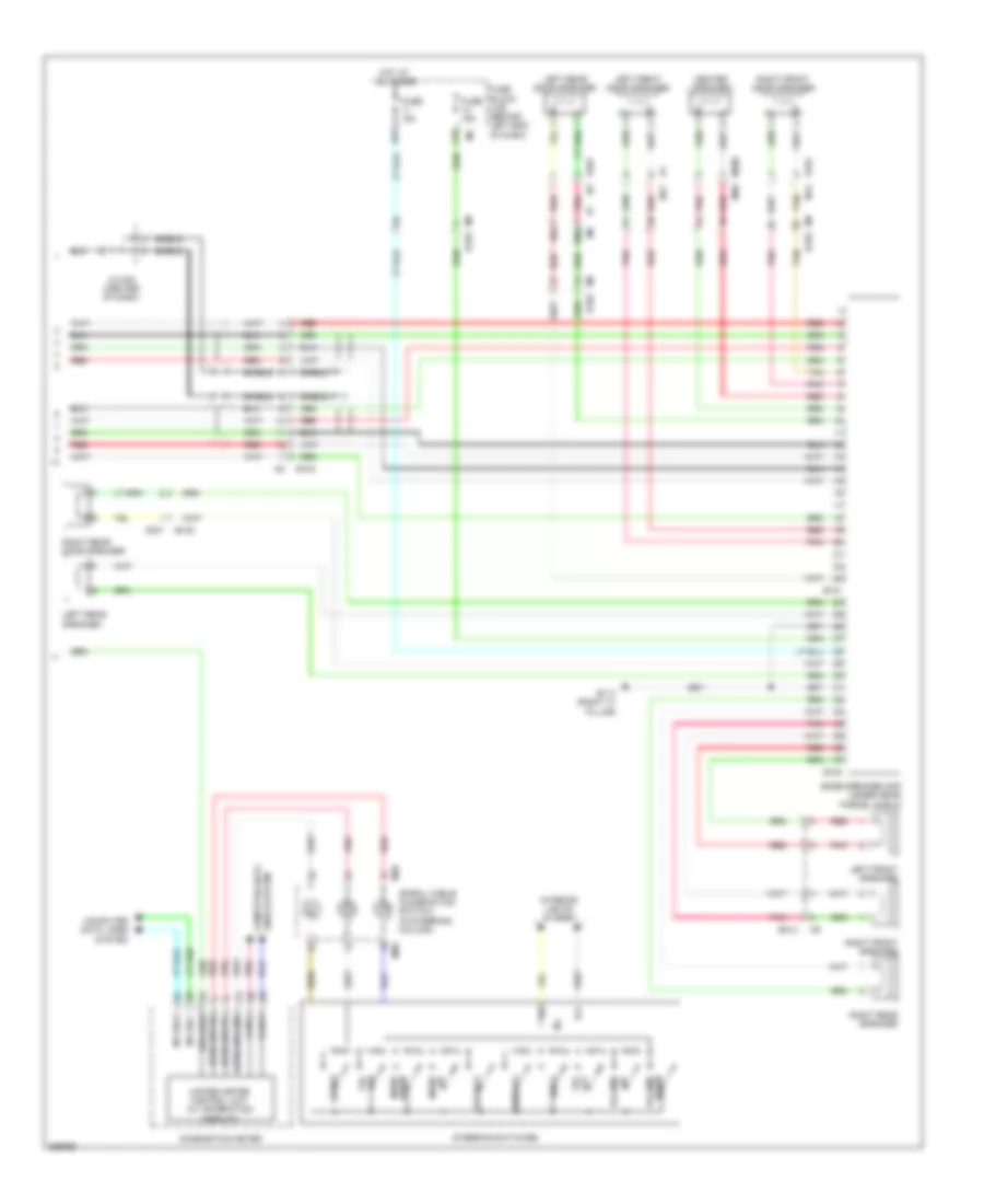 Radio Wiring Diagram, Sedan without Navigation & withBose (2 из 2) для Nissan Altima SL 2013