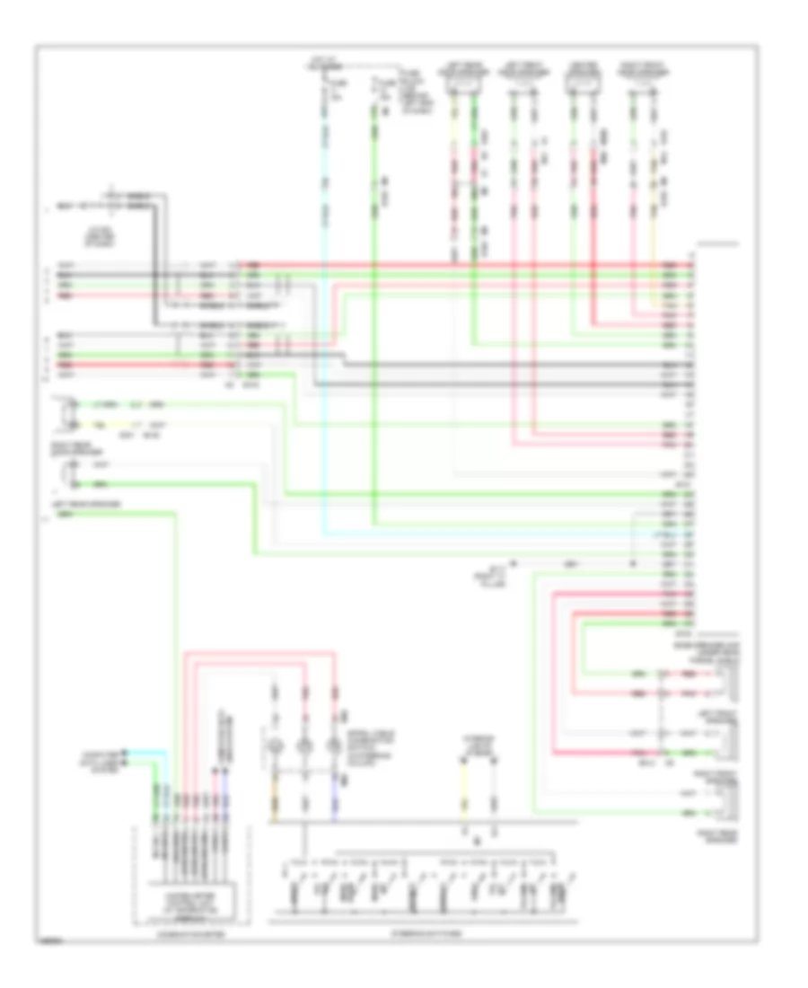 Bose Radio Wiring Diagram, Sedan withNavigation & Bose (2 из 2) для Nissan Altima SL 2013