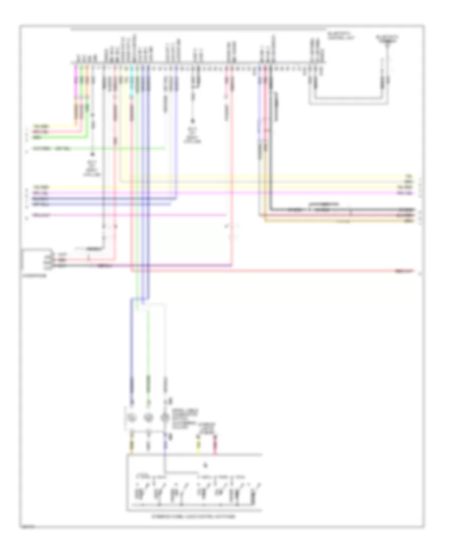 Электросхема магнитолы Bose, Седан, Гибрид без Навигация (2 из 3) для Nissan Altima SR 2010