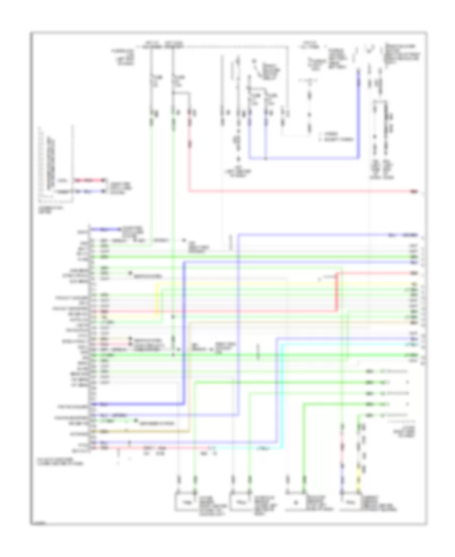 Электросхема кондиционера (1 из 4) для Nissan Pathfinder SV 2014