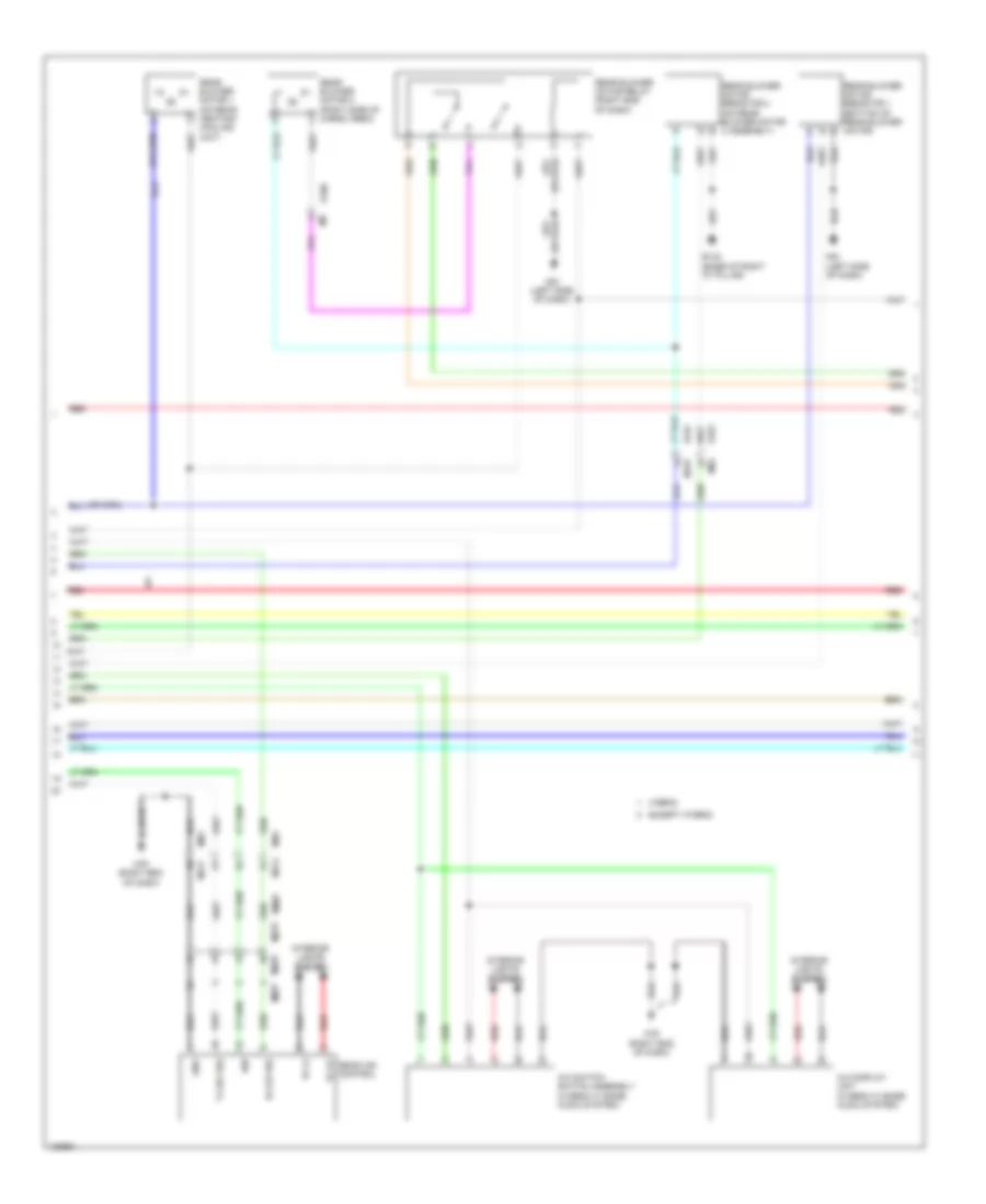 Электросхема кондиционера (2 из 4) для Nissan Pathfinder SV 2014