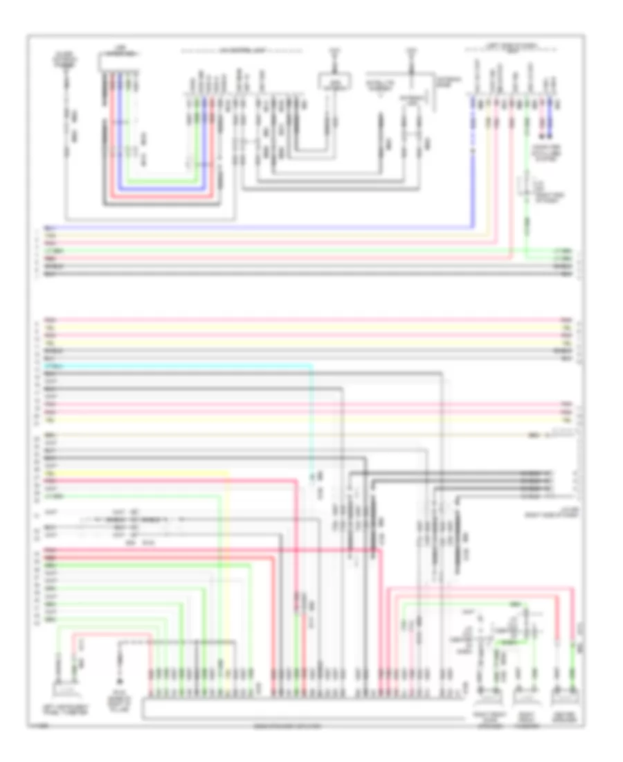 Электросхема навигации GPS, кроме гибрида (3 из 7) для Nissan Pathfinder SL Hybrid 2014