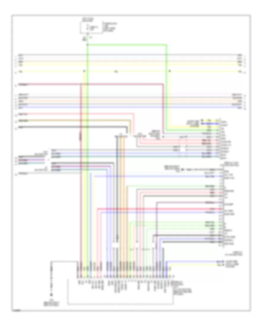 Электросхема магнитолы, Bose (2 из 3) для Nissan Murano S 2005