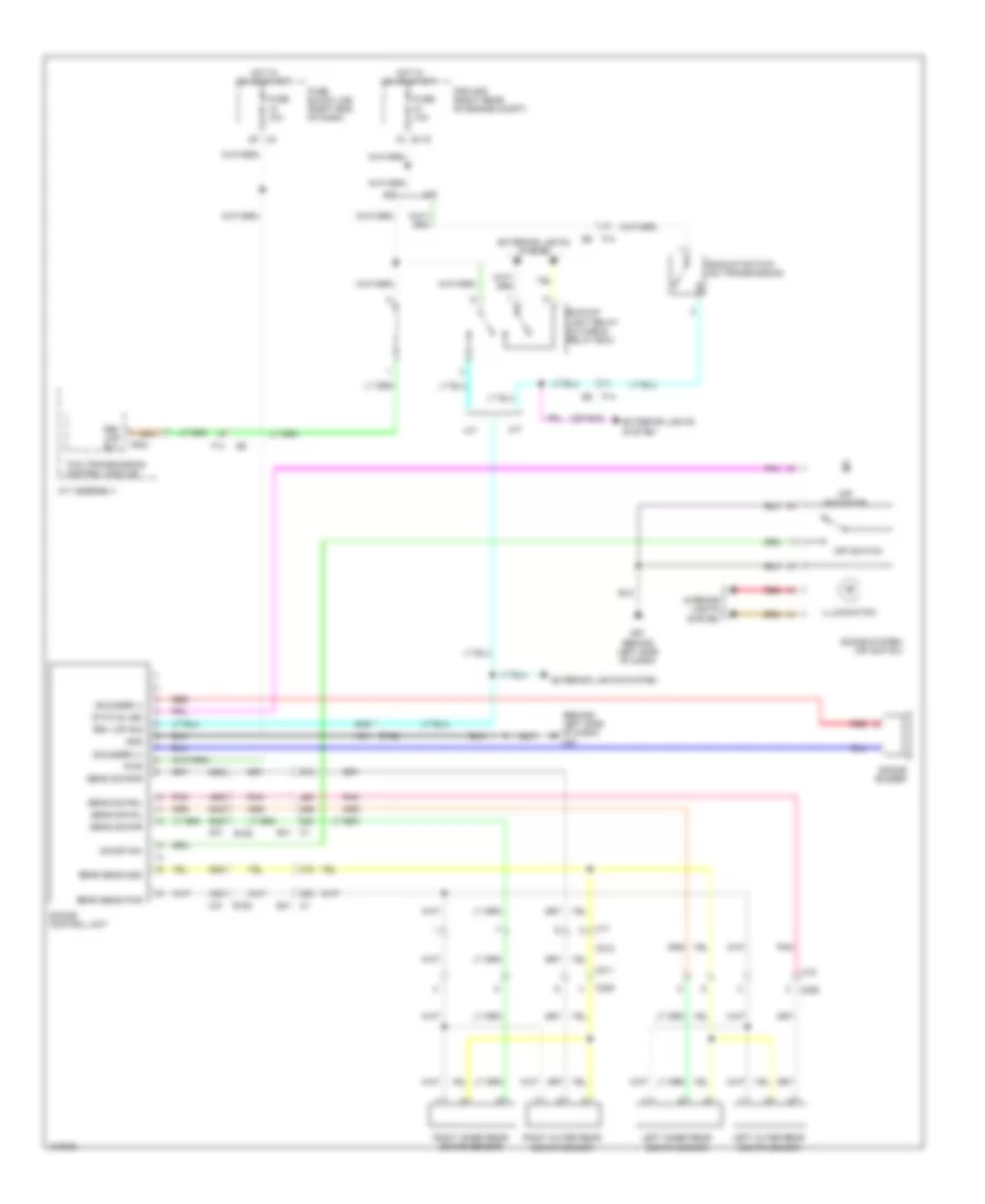 схема гидролокатора для Nissan Frontier PRO-4X 2013