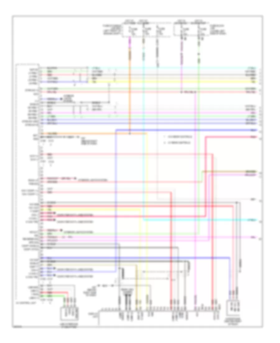 Radio Wiring Diagram, Bose withColor Display & Navigation (1 из 3) для Nissan Maxima S 2010