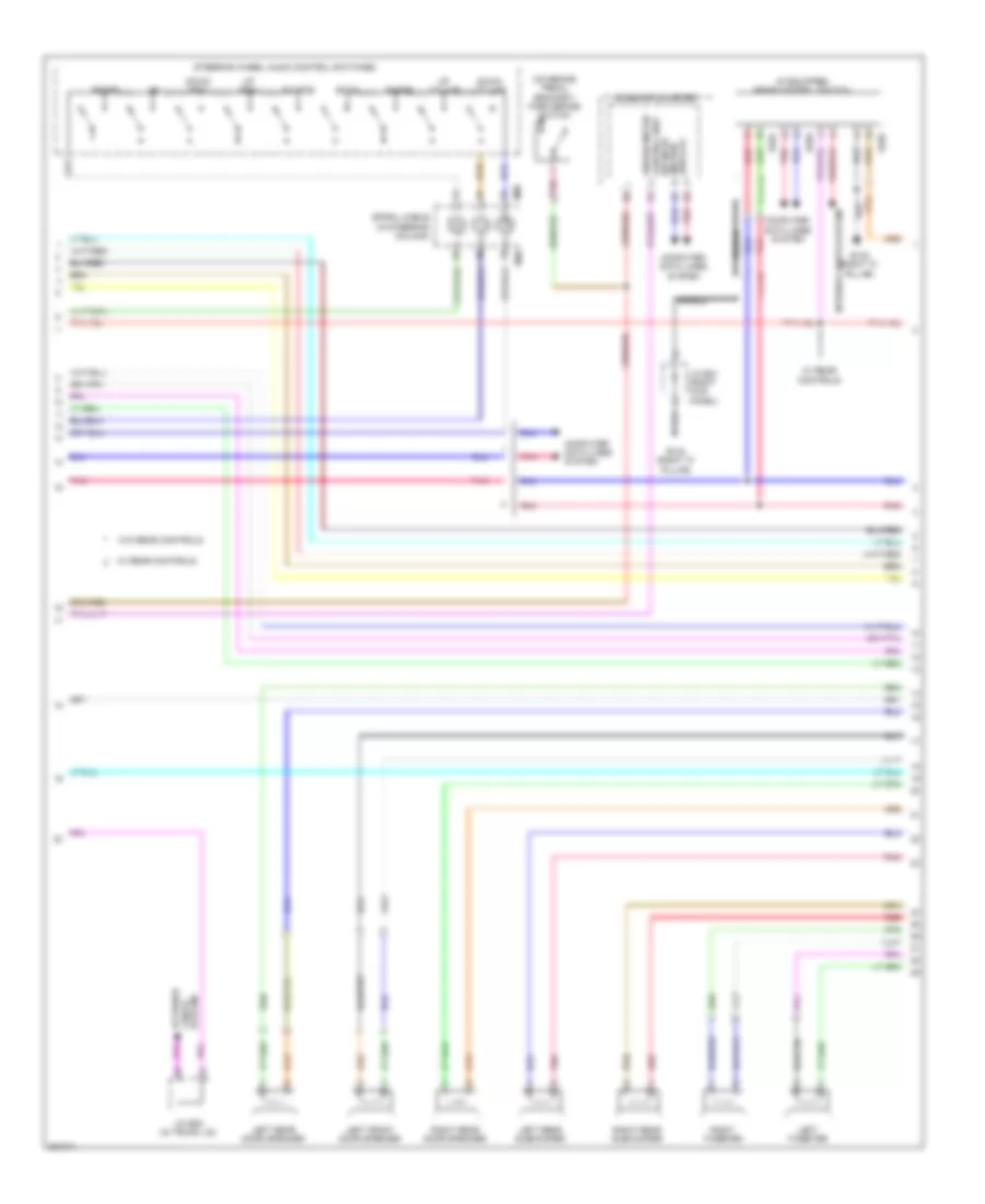 Radio Wiring Diagram, Bose withColor Display & Navigation (2 из 3) для Nissan Maxima S 2010