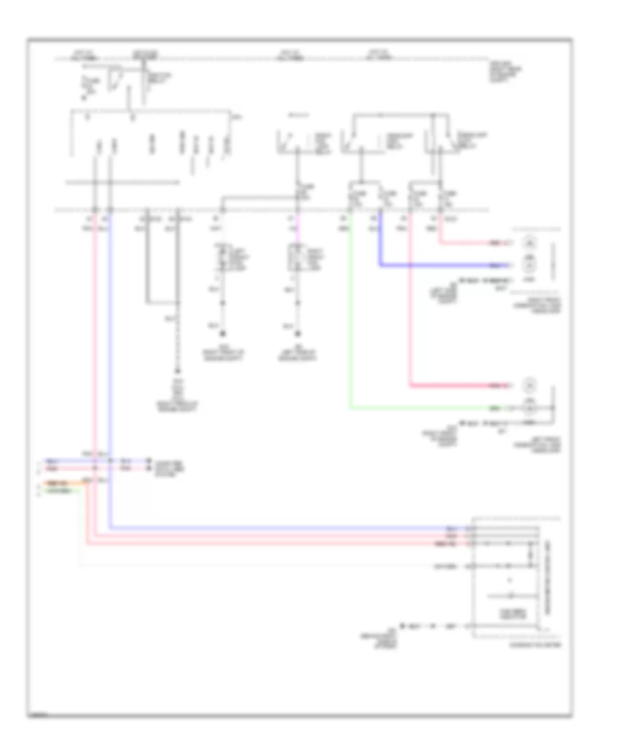 Электросхема фар, без DRL (2 из 2) для Nissan Frontier SE 2008