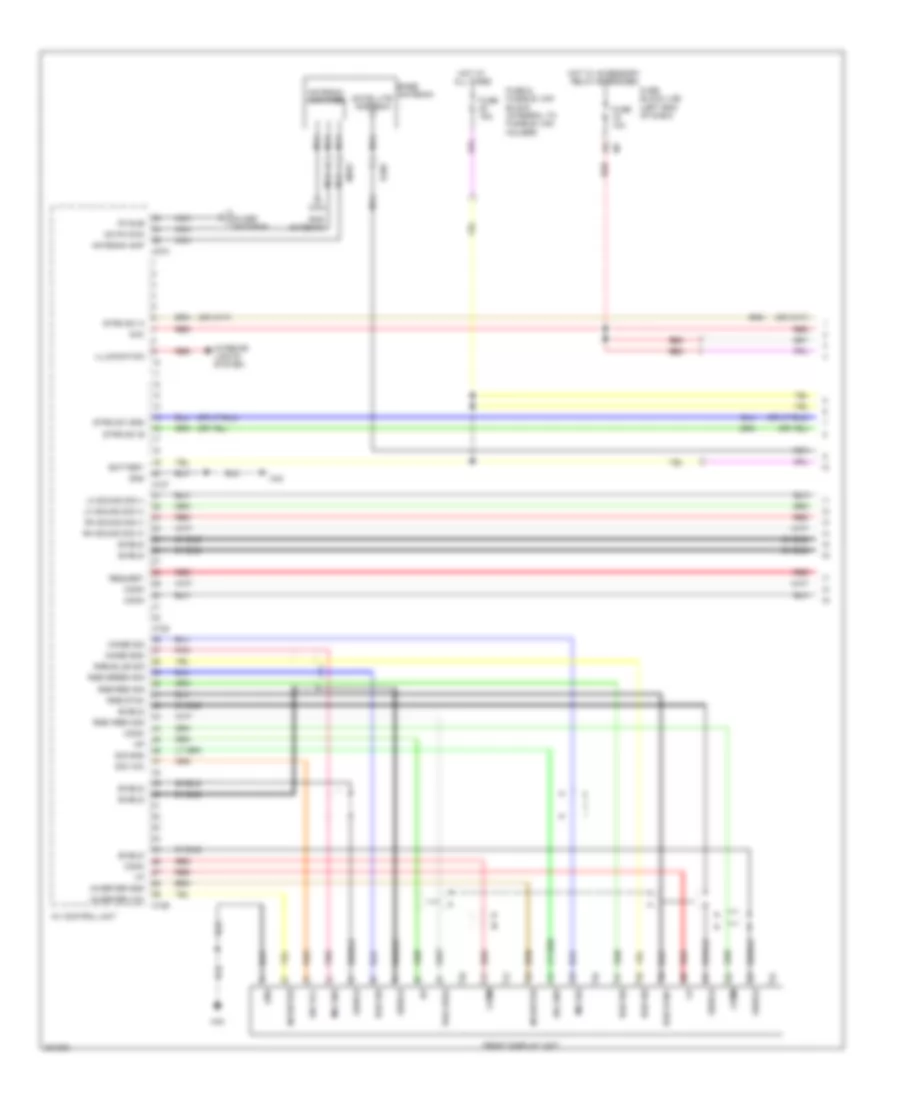 Bose Radio Wiring Diagram, withDVD  without Навигация (1 из 6) для Nissan Murano S 2010