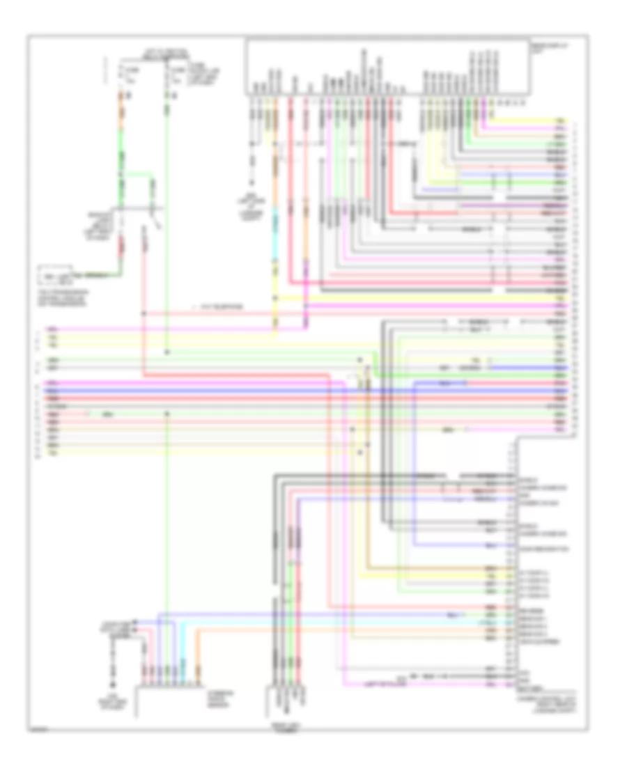 Bose Radio Wiring Diagram, withDVD  without Навигация (3 из 6) для Nissan Murano S 2010