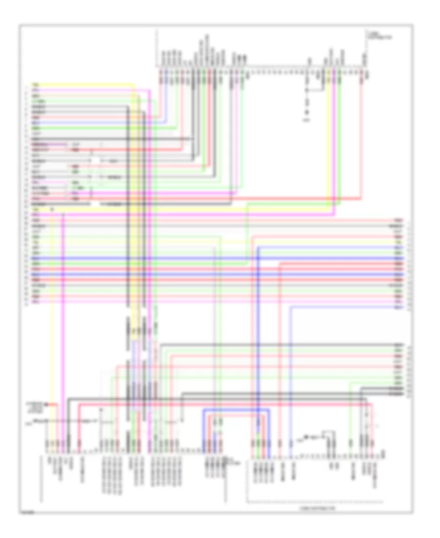 Bose Radio Wiring Diagram, withDVD  without Навигация (4 из 6) для Nissan Murano S 2010