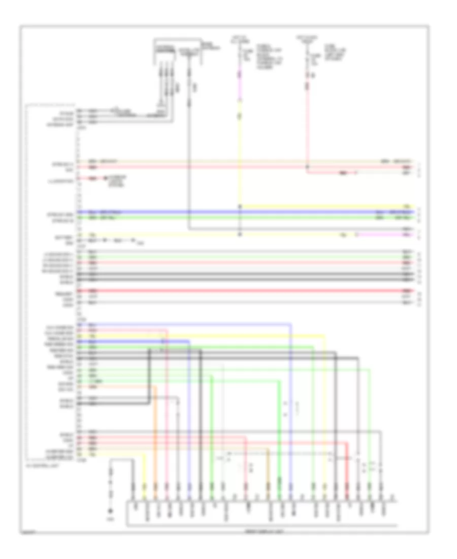 Bose Radio Wiring Diagram, without DVD  Navigation (1 из 5) для Nissan Murano S 2010