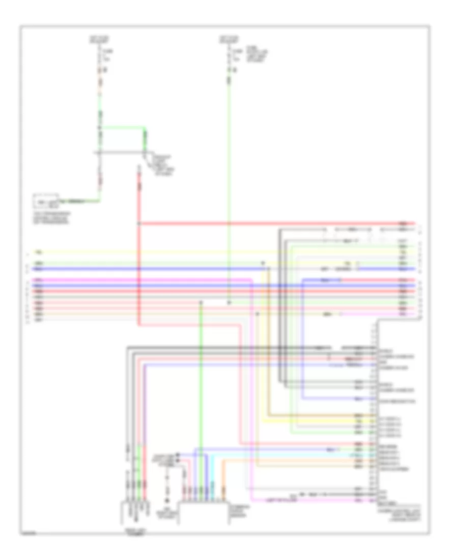 Bose Radio Wiring Diagram, without DVD  Navigation (3 из 5) для Nissan Murano S 2010