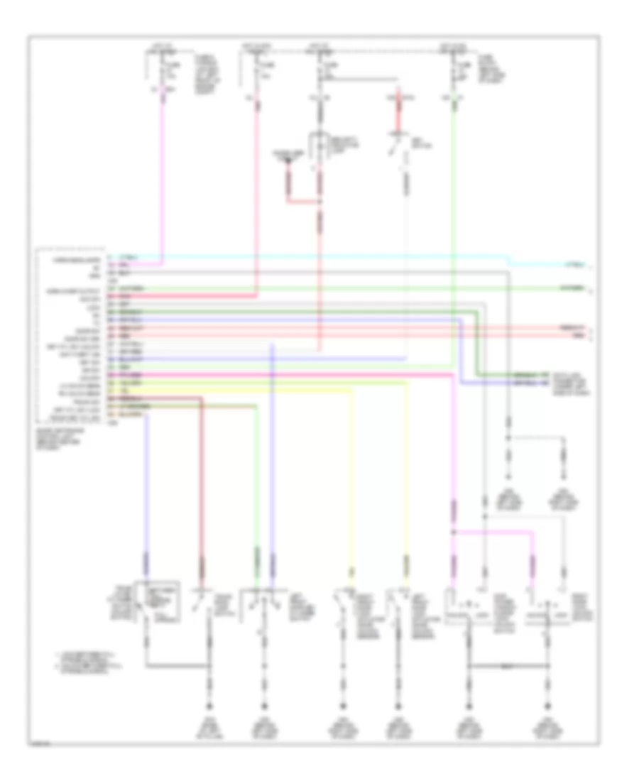 Электросхема открывания авто (1 из 2) для Nissan Sentra S 2005