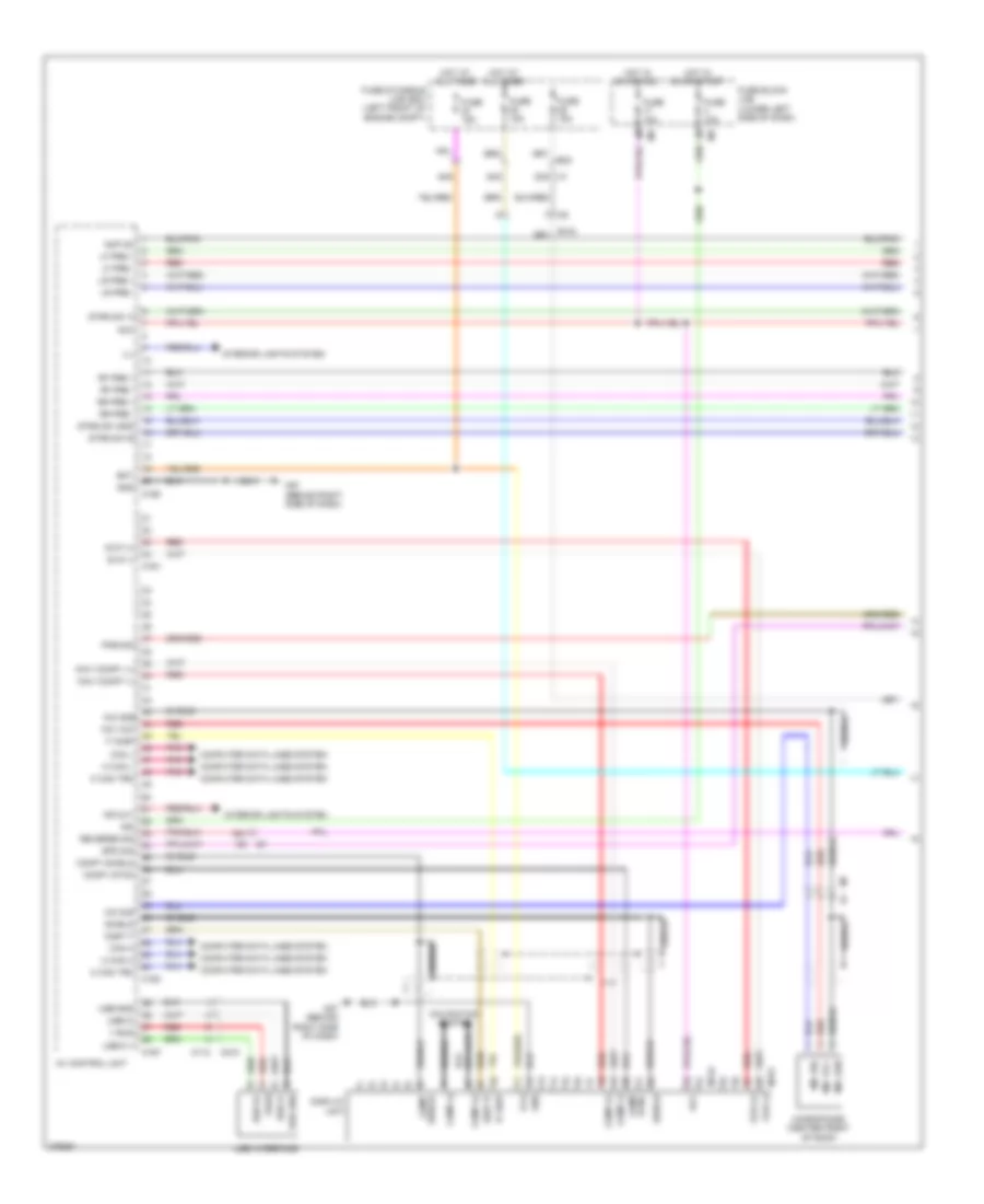 Radio Wiring Diagram, Bose withColor Display & Navigation (1 из 3) для Nissan Maxima SV 2012