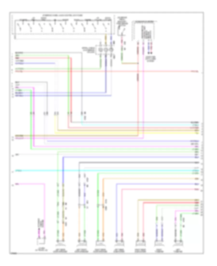 Radio Wiring Diagram, Bose withColor Display & Navigation (2 из 3) для Nissan Maxima SV 2012