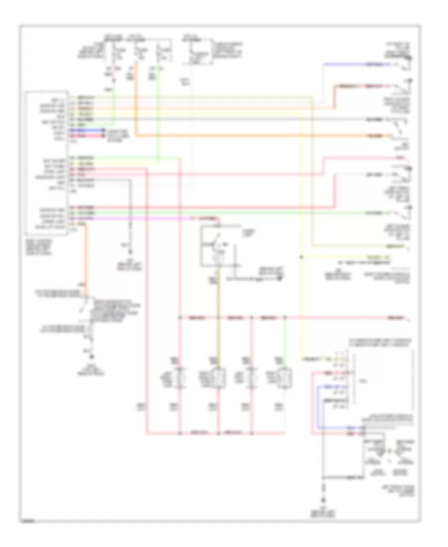 Электросхема подсветки, без Задняя Ассамблея Пульта Крыши (1 из 2) для Nissan Quest S 2008