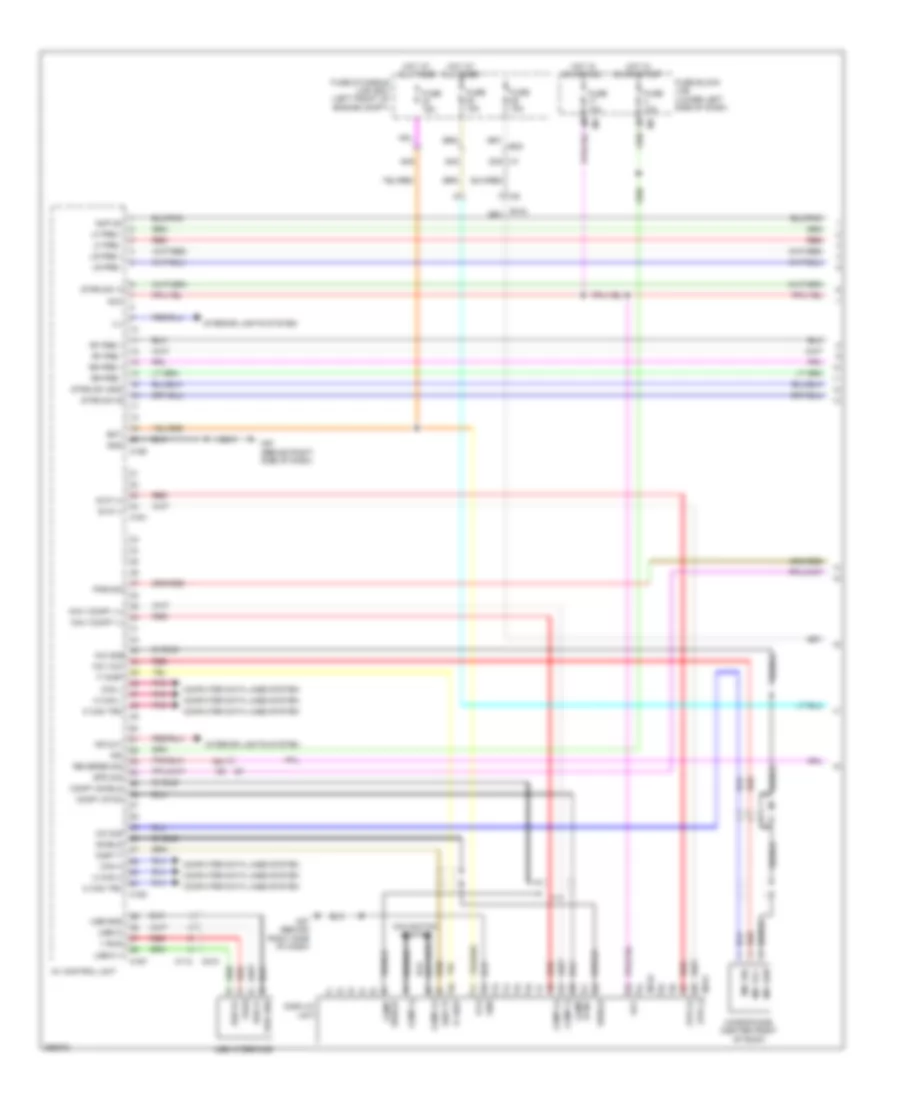 Radio Wiring Diagram, Bose withColor Display & Navigation (1 из 3) для Nissan Maxima SV 2013