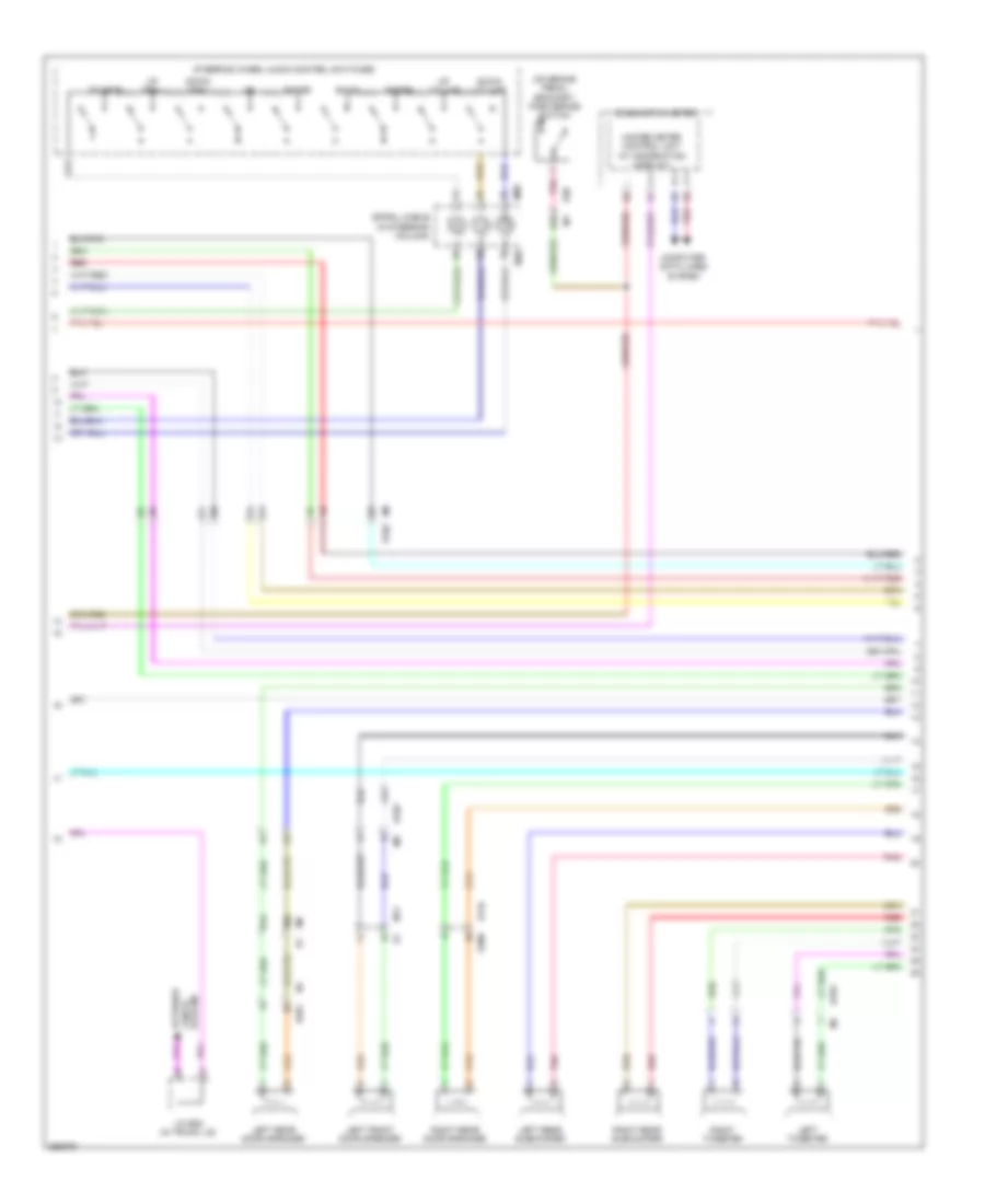 Radio Wiring Diagram, Bose withColor Display & Navigation (2 из 3) для Nissan Maxima SV 2013