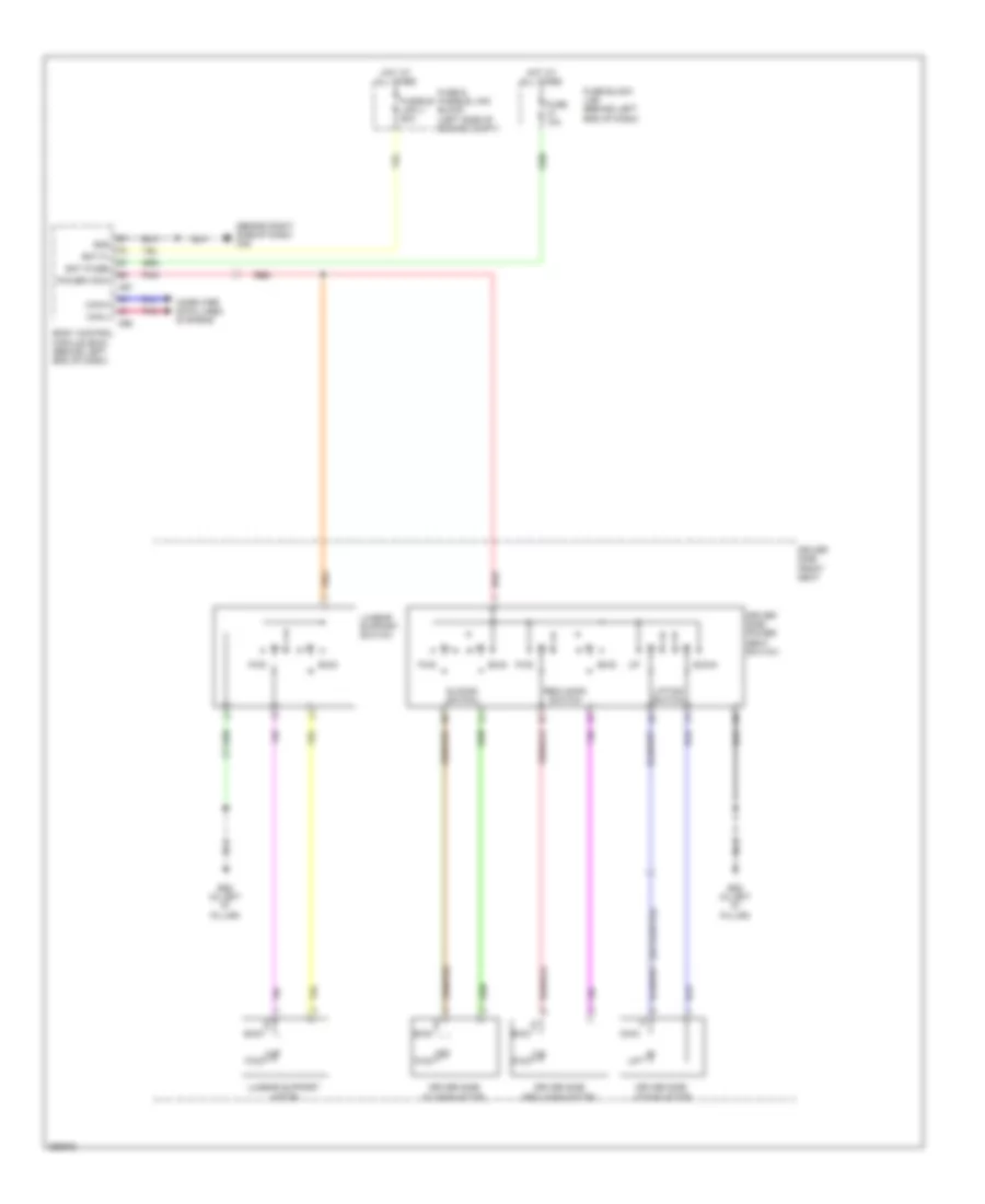 Электросхема привода сидений для Nissan Rogue SL 2008