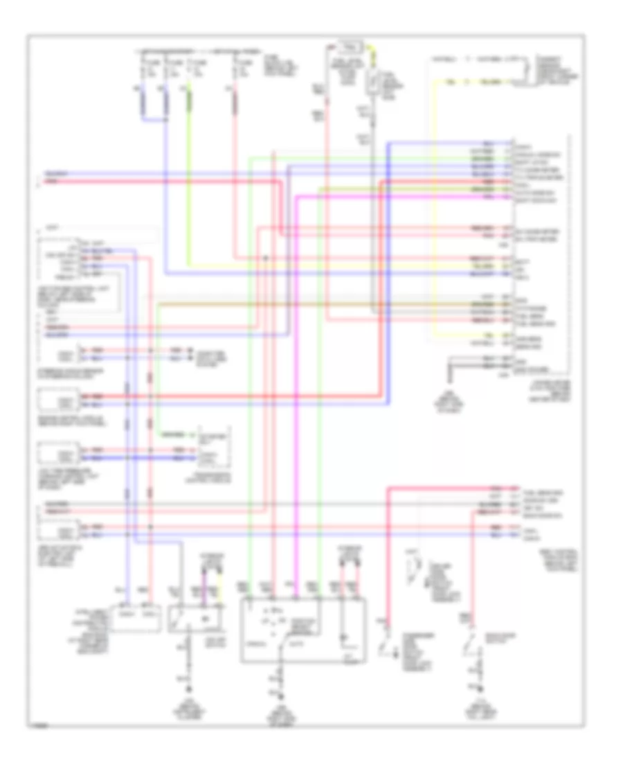 Все схемы для электропроводки Nissan 350Z 2003 Wiring diagrams for cars