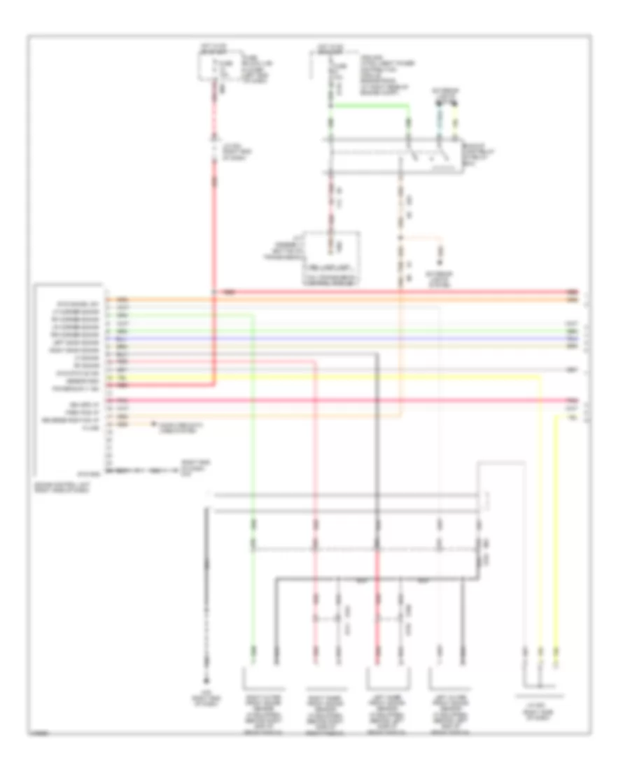 схема гидролокатора (1 из 2) для Nissan NVSV 2013 1500