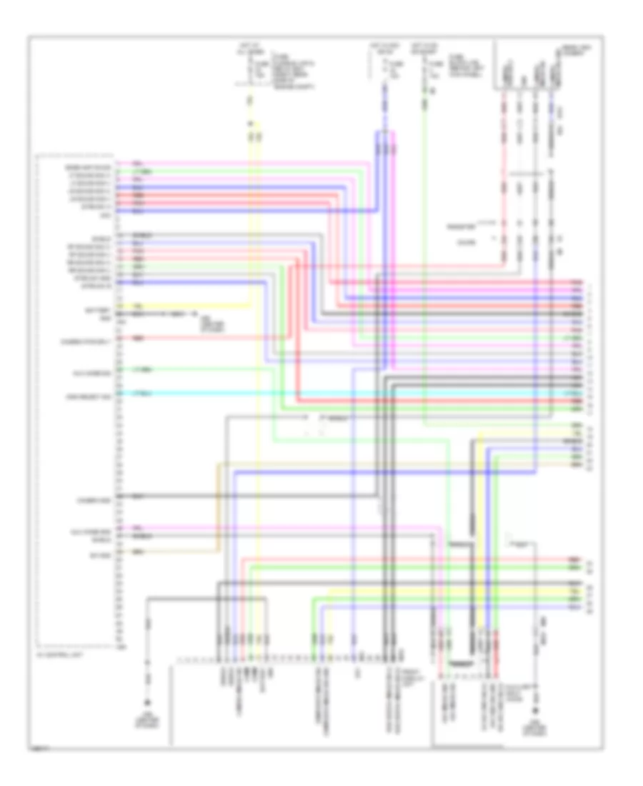 Электросхема навигации GPS (1 из 4) для Nissan 370Z Nismo 2011