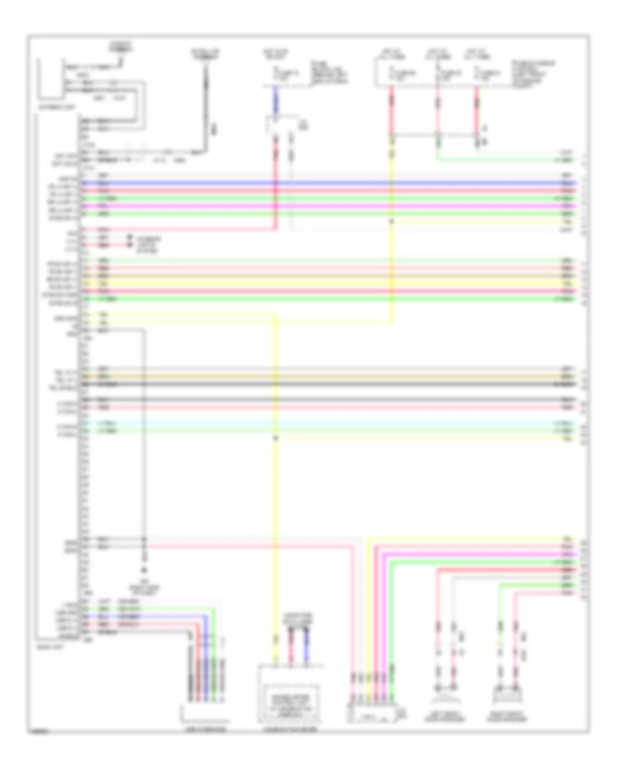 Radio Wiring Diagram, withBose & Display Audio (1 из 3) для Nissan Sentra FE+S 2013