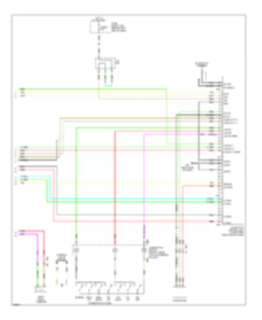 Radio Wiring Diagram, withBose & Display Audio (3 из 3) для Nissan Sentra FE+S 2013