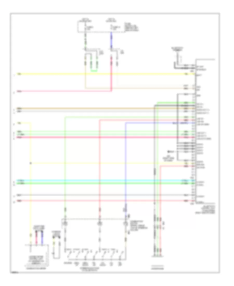 Radio Wiring Diagram, without Bose & withDisplay Audio (2 из 2) для Nissan Sentra FE+S 2013