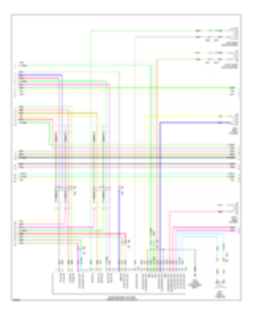 Radio Wiring Diagram, withBose & Display Audio (2 из 3) для Nissan Sentra FE+SV 2013