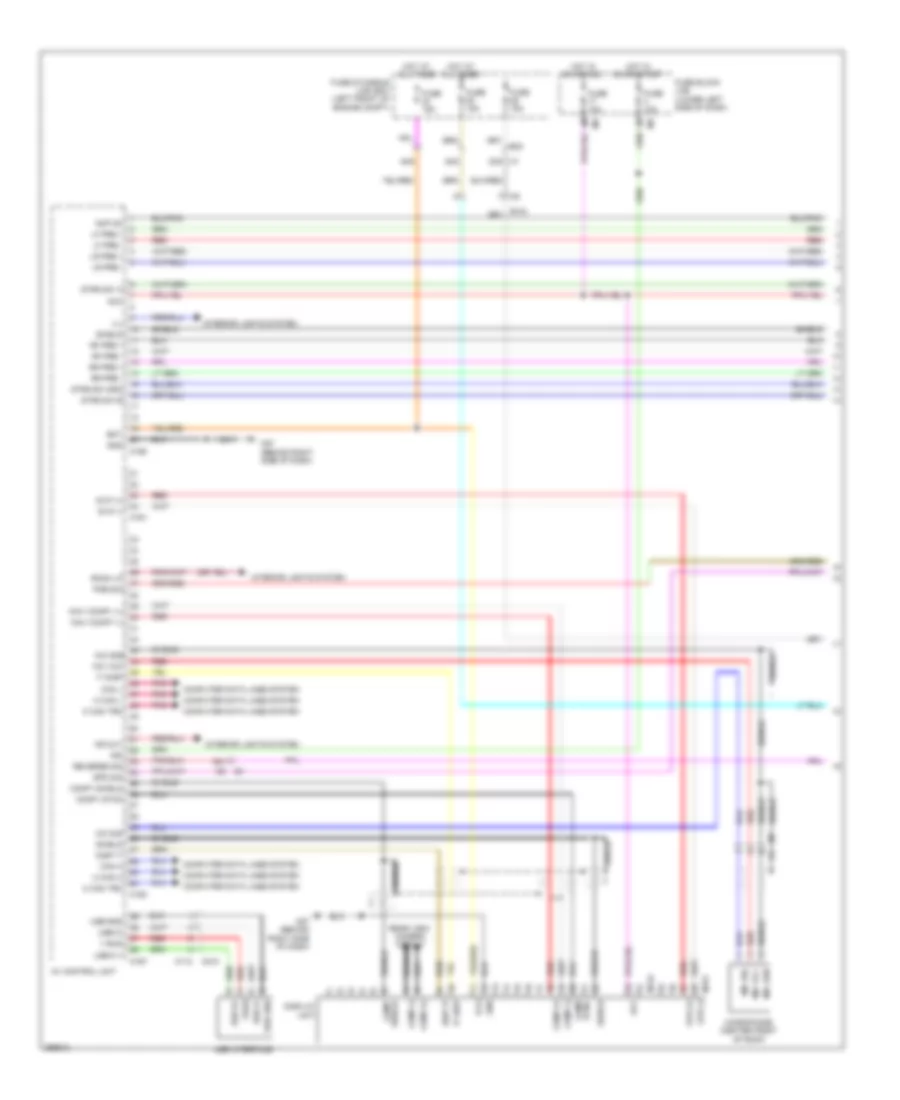 Radio Wiring Diagram, Bose withColor Display & Navigation (1 из 3) для Nissan Maxima SV 2011