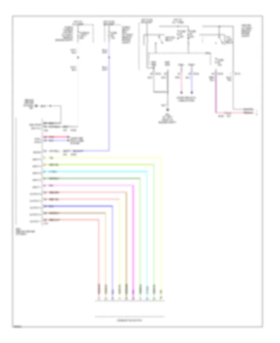 Электросхема подсветки приборов (1 из 3) для Nissan Titan PRO-4X 2013