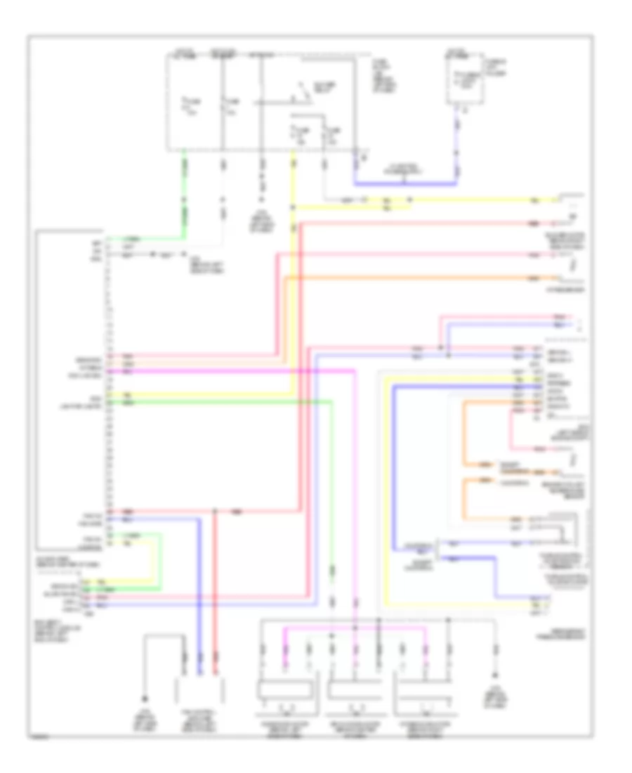 Manual A C Wiring Diagram 1 of 2 for Nissan Rogue S 2009