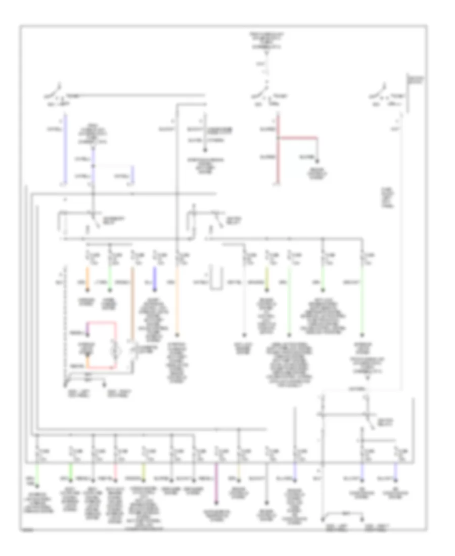 Power Distribution Wiring Diagram, Canada  USA SE Models (2 of 2) for Nissan 240SX SE 1996
