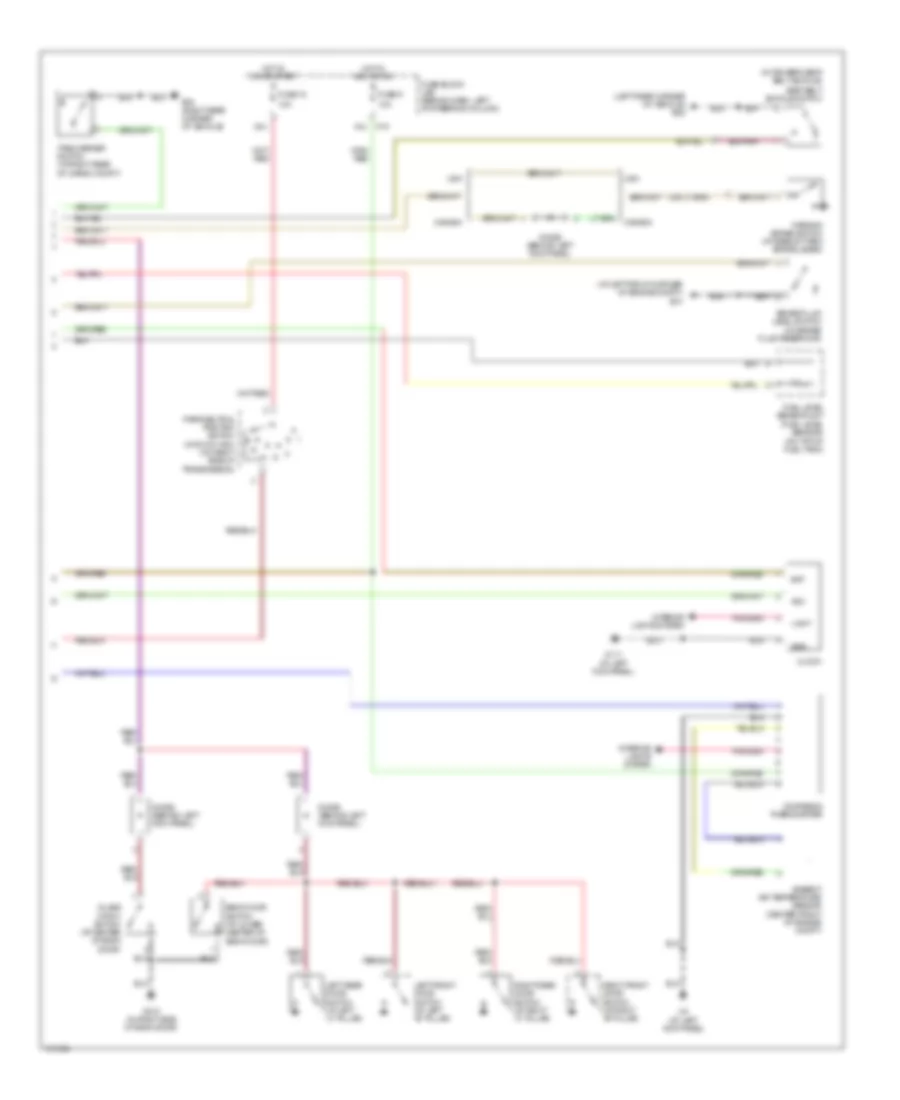 Instrument Cluster Wiring Diagram with Fine Vision Meter 2 of 2 for Nissan Pathfinder LE 2004