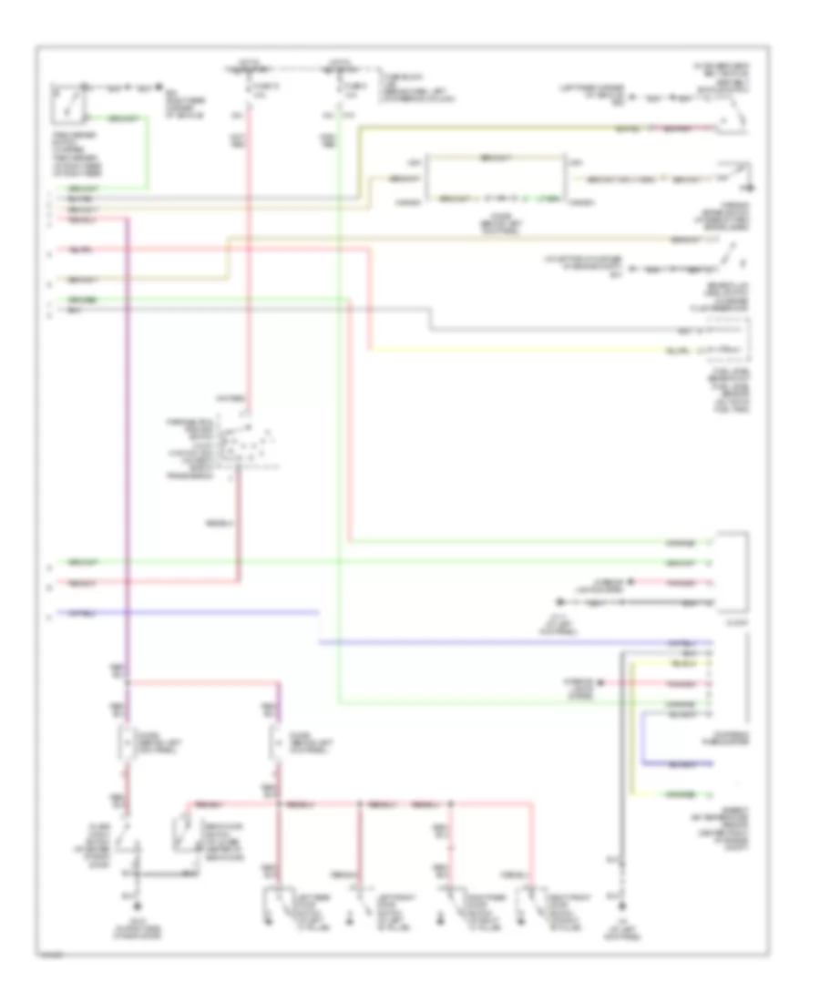 Instrument Cluster Wiring Diagram with Standard Meter 2 of 2 for Nissan Pathfinder LE 2004