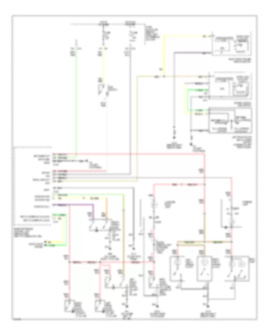 Courtesy Lamps Wiring Diagram for Nissan Pathfinder LE 2004