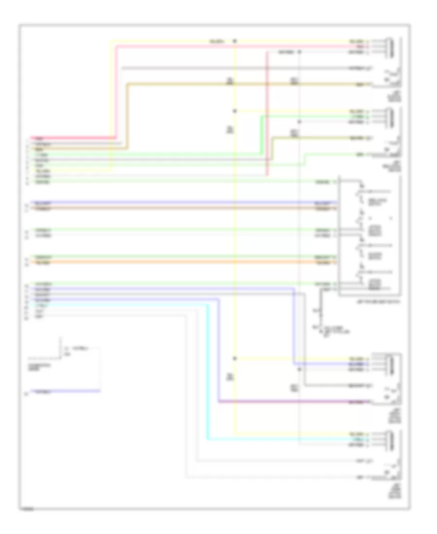 Memory Systems Wiring Diagram 2 of 2 for Nissan Pathfinder LE 2004