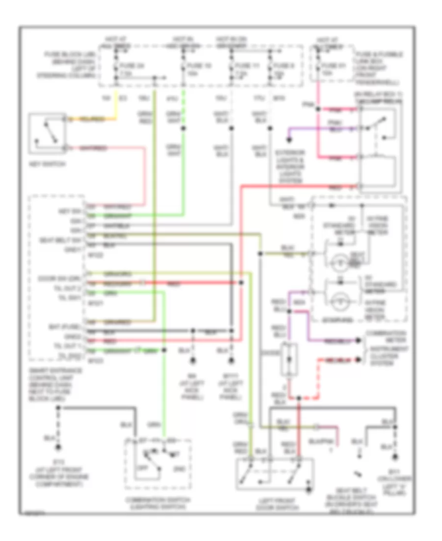 Buzzer Wiring Diagram for Nissan Pathfinder LE 2004