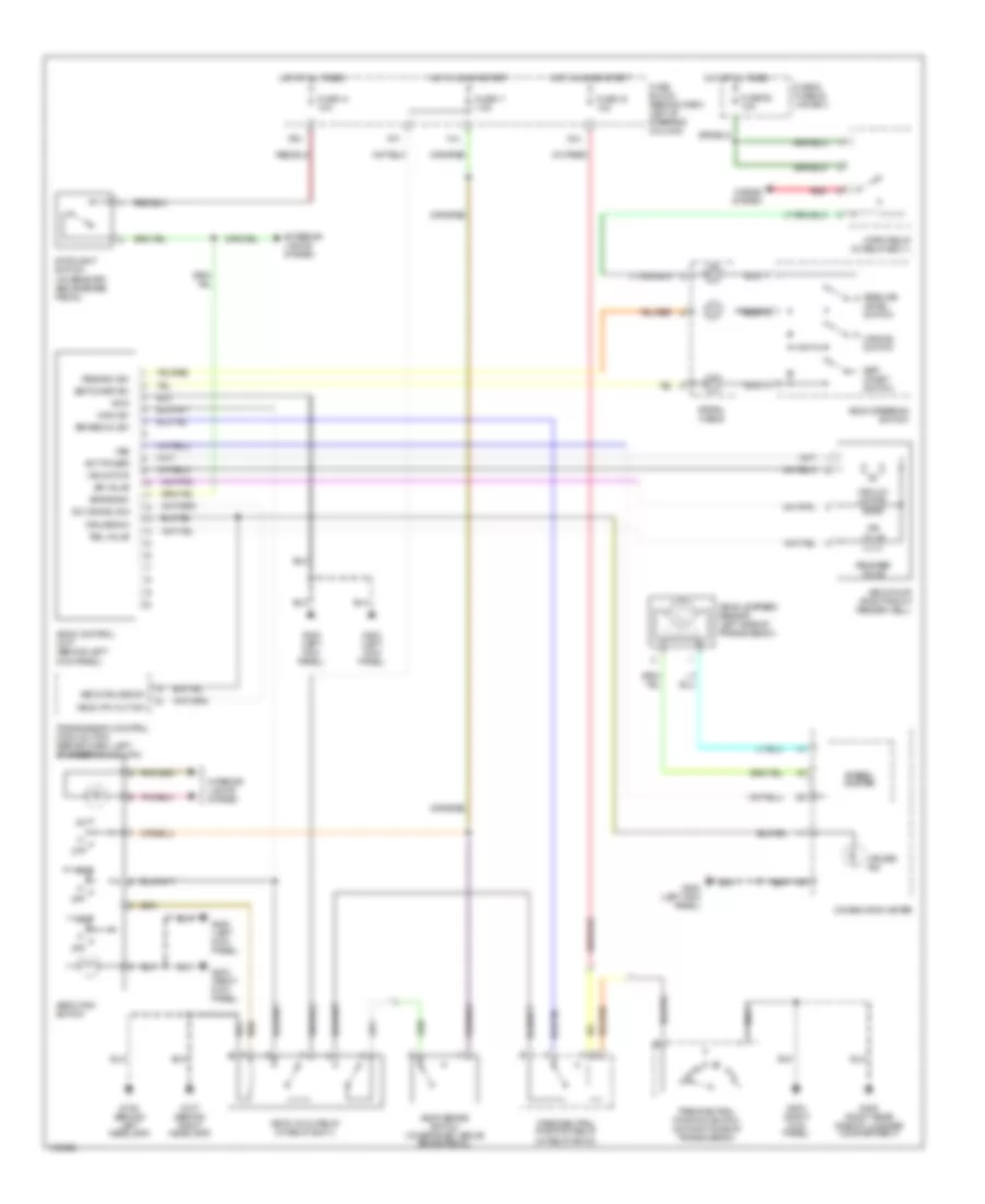 Cruise Control Wiring Diagram A T for Nissan Pathfinder SE 2000