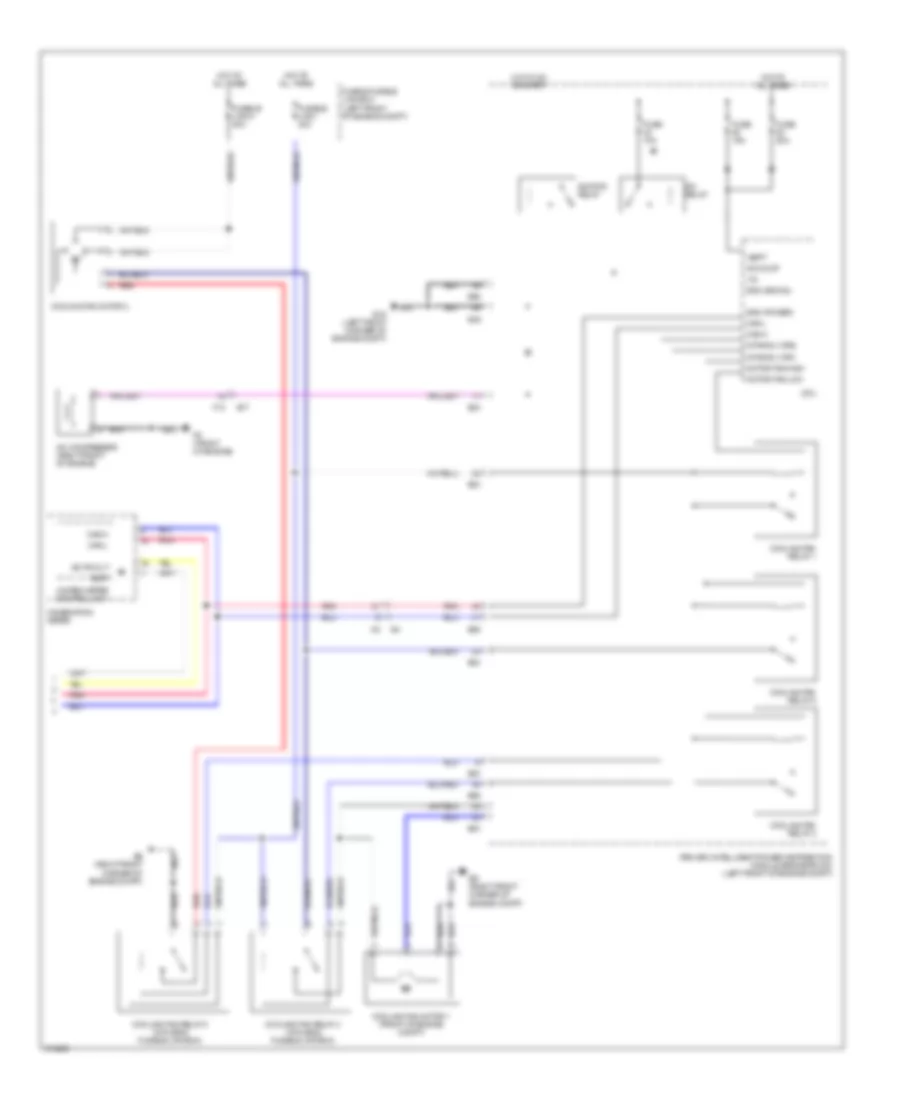 Manual AC Wiring Diagram (2 of 2) for Nissan Sentra SE-R 2012