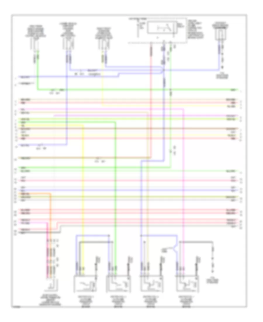 2.0L, Engine Performance Wiring Diagram (2 of 5) for Nissan Sentra SE-R 2012