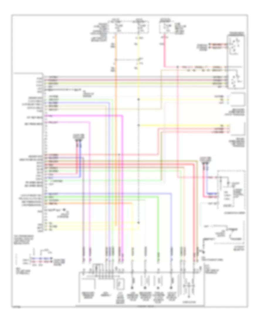 Transmission Wiring Diagram for Nissan Sentra SE-R 2012