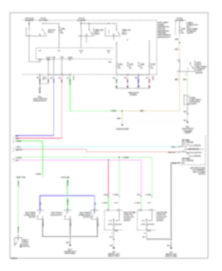 Forced Entry Wiring Diagram (2 of 2) for Nissan Frontier XE 2007