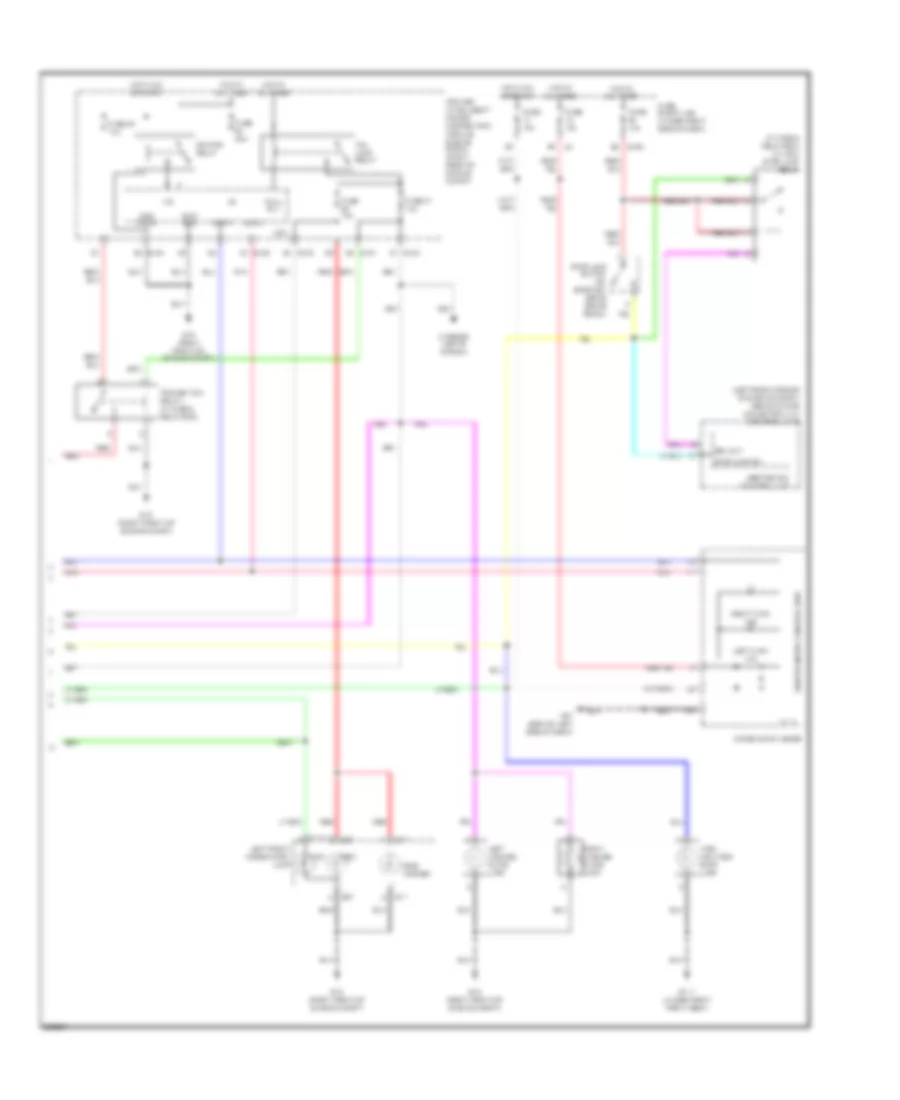 Exterior Lamps Wiring Diagram 2 of 2 for Nissan Frontier XE 2007