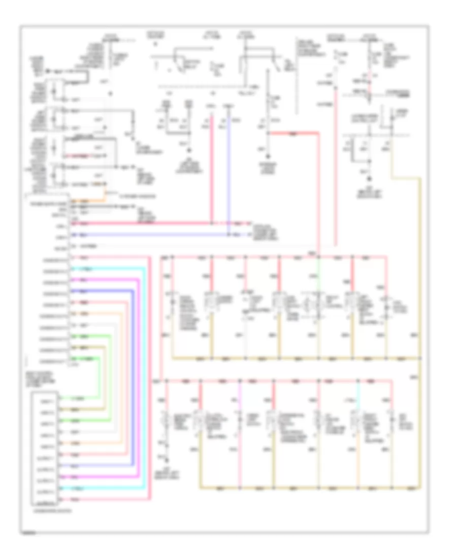Instrument Illumination Wiring Diagram for Nissan Frontier XE 2007