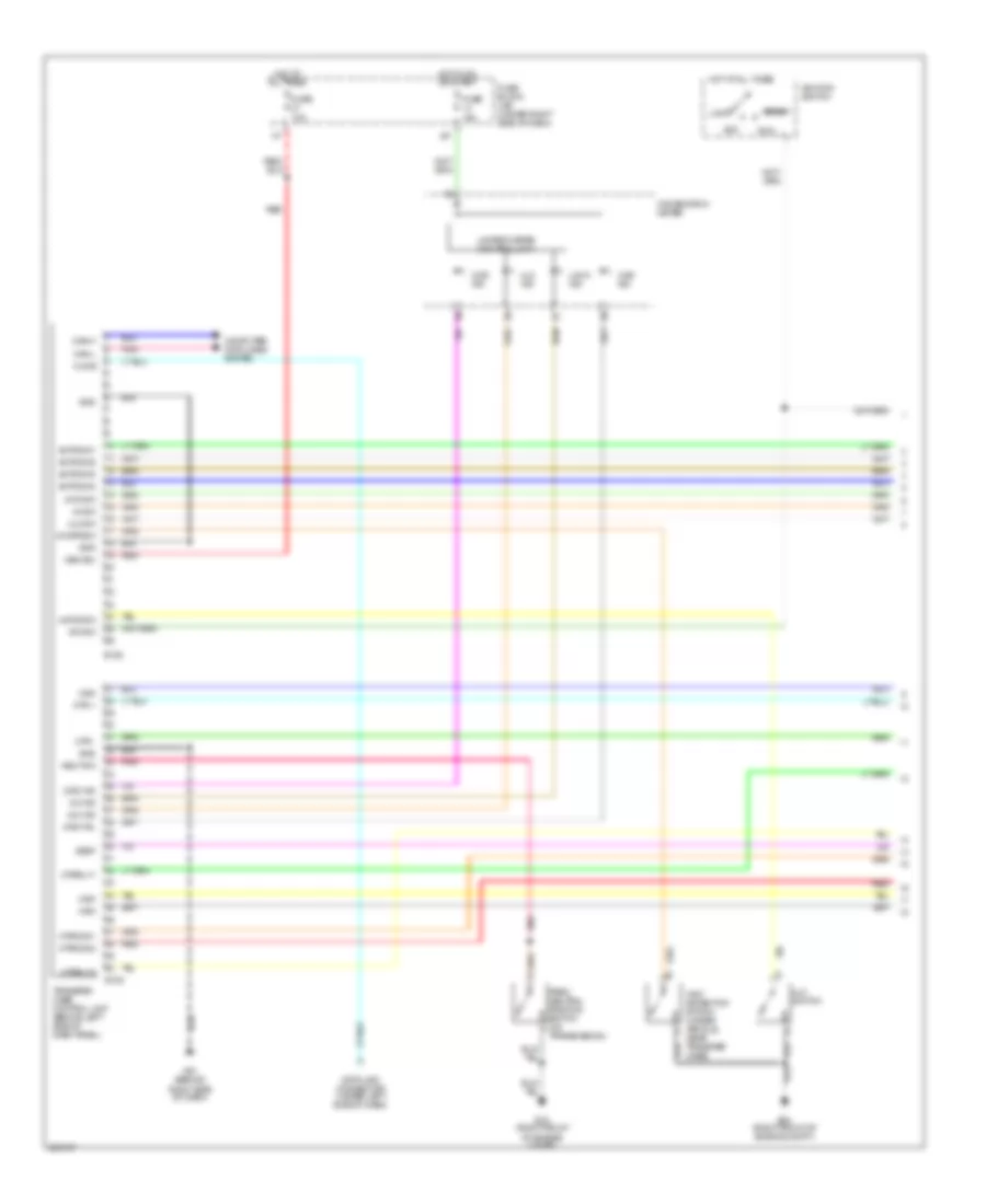 4WD Wiring Diagram M T 1 of 2 for Nissan Frontier XE 2007
